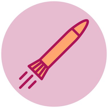 Kalem. Web simgesi basit illüstrasyon