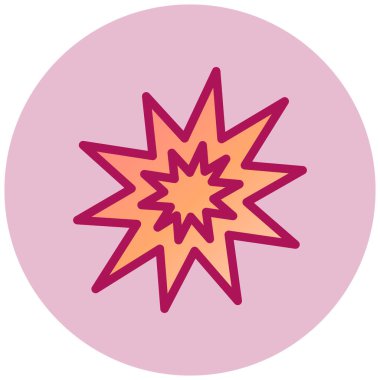 Yıldız. Web simgesi basit illüstrasyon