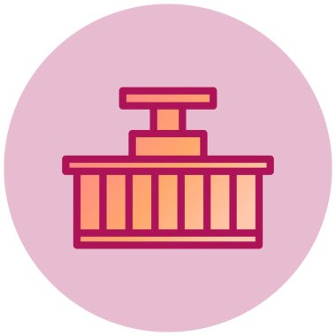 tren. Web simgesi basit tasarım