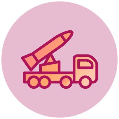 Kamyon. Web simgesi basit illüstrasyon