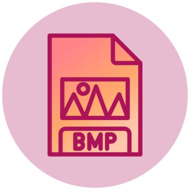 bmp dosya biçimi simgesi, illüstrasyon 