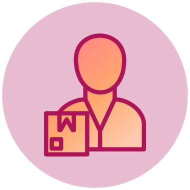 Modern simge vektör illüstrasyonunu gönder