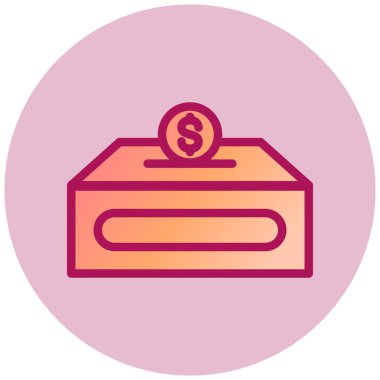 Modern simge vektör illüstrasyonunu bağışla