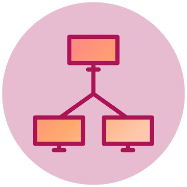 Bağlantı modern simge vektör çizimi