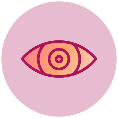 Vision modern simge vektör illüstrasyonu