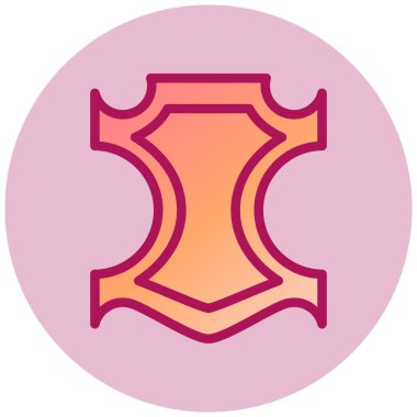 Kalkan. Web simgesi basit illüstrasyon