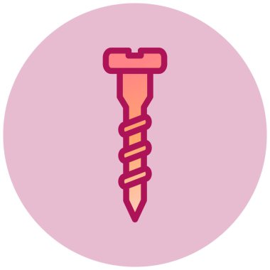 Çivi. Web simgesi basit illüstrasyon