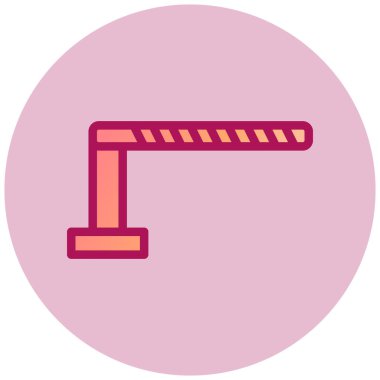 Yol. Web simgesi basit illüstrasyon