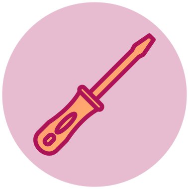 Modern oto tamir simgesinin vektör illüstrasyonu