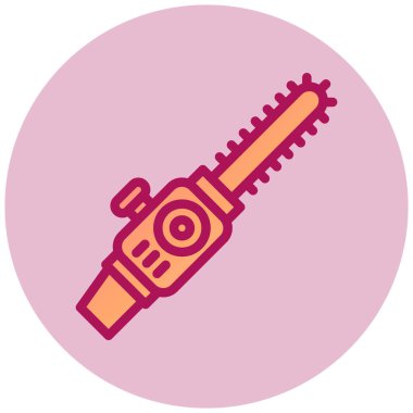 Gördüm. Web simgesi basit illüstrasyon