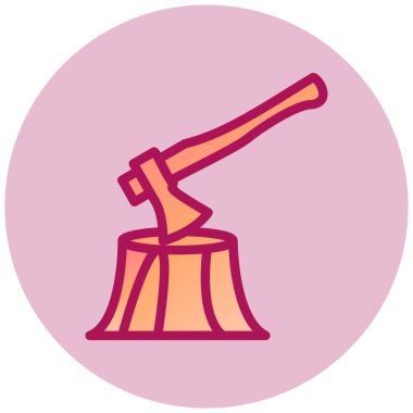 Tek bir simgenin vektör illüstrasyonu