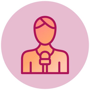 kullanıcı. Web simgesi basit illüstrasyon