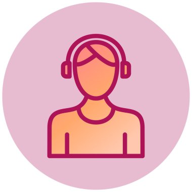 Müşteri desteği. Web simgesi