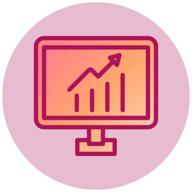 Grafik. Web simgesi basit illüstrasyon