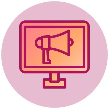 seo modern simgesinin vektör illüstrasyonu