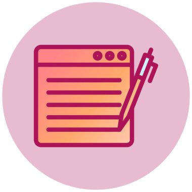 seo modern simgesinin vektör illüstrasyonu