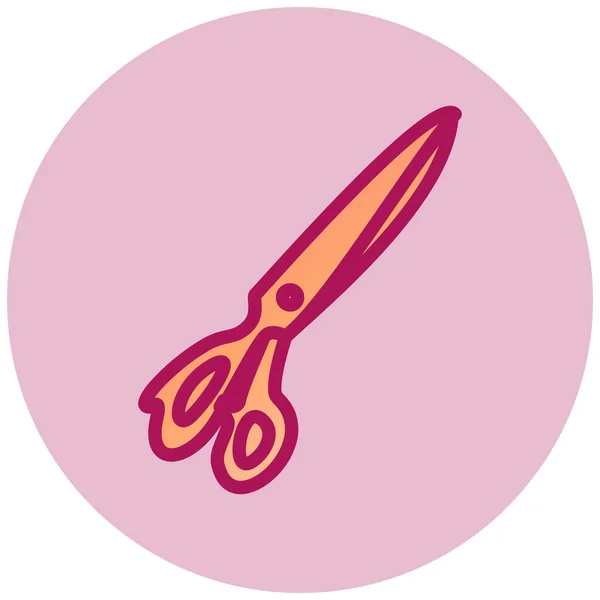 Scissors Web Icon Simple Design — Stock Vector