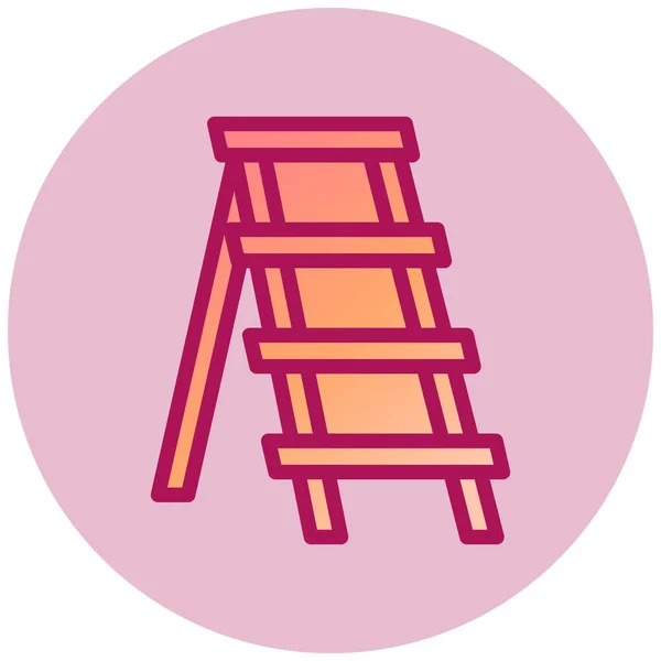 Leiter Web Symbol Einfache Illustration — Stockvektor
