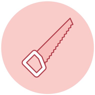 Gördüm. Web simgesi basit illüstrasyon