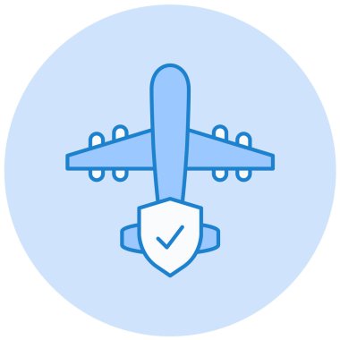 Uçak. Web simgesi basit illüstrasyon