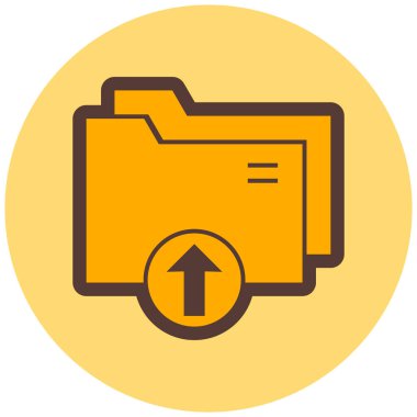 Dosya. Web simgesi basit illüstrasyon