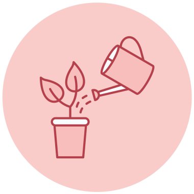 Bahçıvanlık. Web simgesi basit tasarım