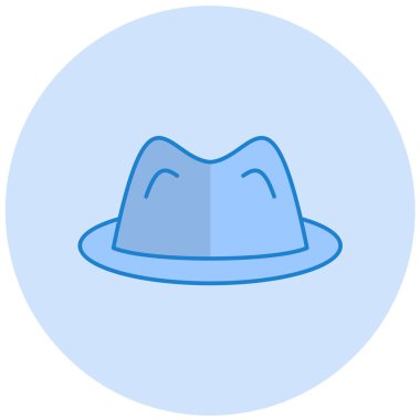 Şapka. Web simgesi basit illüstrasyon