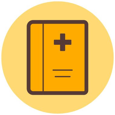 Kitap. Web simgesi basit illüstrasyon