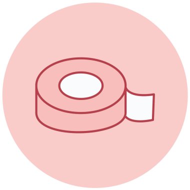 Teyp. Web simgesi basit illüstrasyon