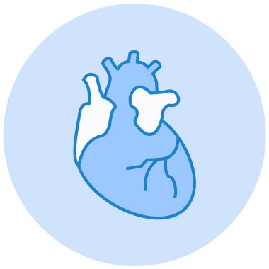 Ciğerler. Web simgesi basit illüstrasyon