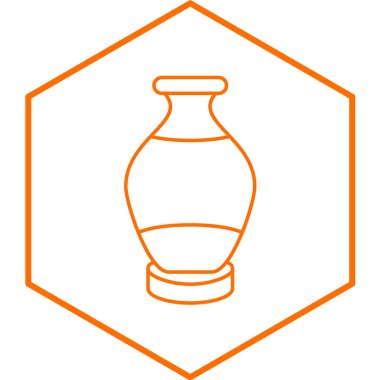 Jug ikonu. Ağ için varil vektör simgelerinin özet çizimi