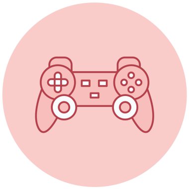 Oyun kolu. Web simgesi basit illüstrasyon