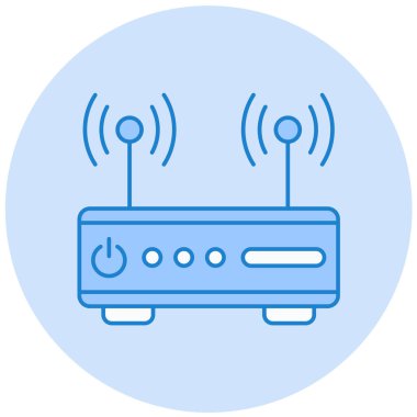 Wi-fi yönlendirici. Basit resimleme