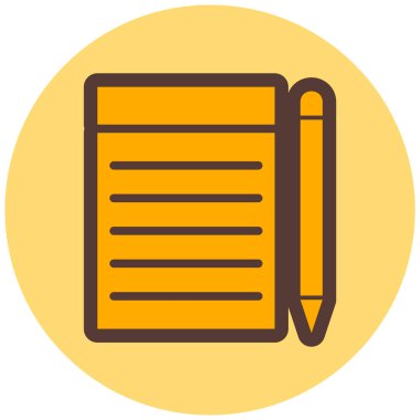 Belge. Web simgesi basit illüstrasyon