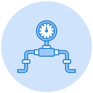 Su musluğu simgesinin vektör illüstrasyonu