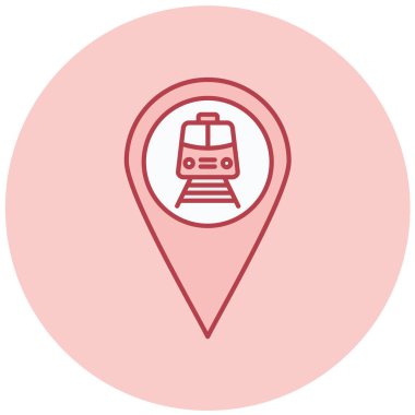 Ulaşım rozeti. Web simgesi