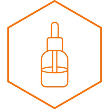 Organik yağ ikonu. vektör illüstrasyonu