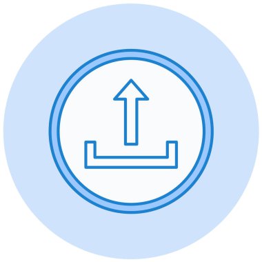 Modern simge vektör illüstrasyonunu yükle