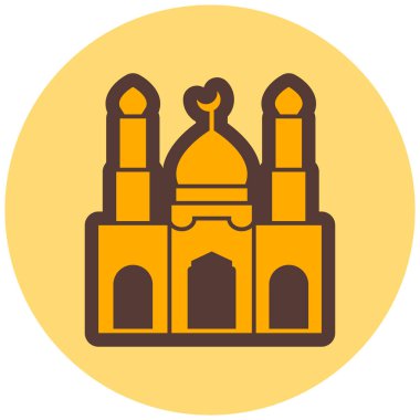 Cami. Web simgesi basit tasarım