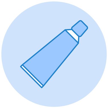 Bir şişe simgesinin vektör illüstrasyonu