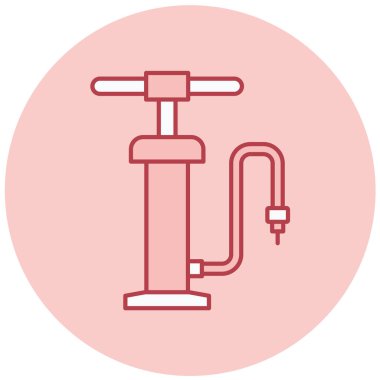 Bir su musluğu simgesinin vektör çizimi