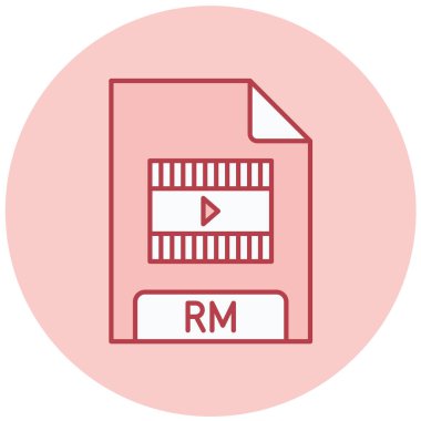 dosya biçimi simgesi, vektör illüstrasyonu