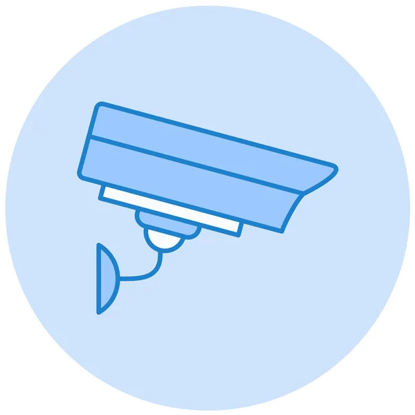 Überwachungskamera Symbol Vektor Illustration — Stockvektor