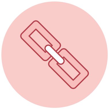 Bağlantı. Web simgesi basit illüstrasyon