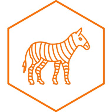 Zebra vektör resimleme