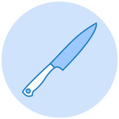 Bıçak ikonu. vektör illüstrasyonu