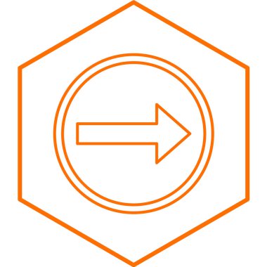 ok simgesi vektör illüstrasyonu