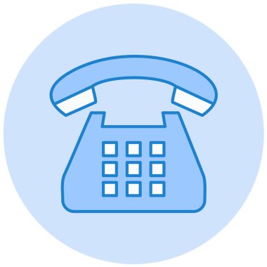 - Telefon. Web simgesi basit illüstrasyon