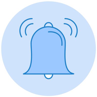 Çan vektör simgesi modern basit illüstrasyon