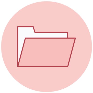 Dosya. Web simgesi basit illüstrasyon